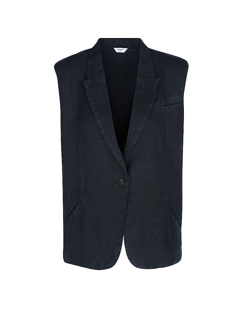 PENN&INK Leinengilet  schwarz | 36