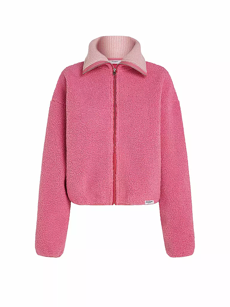 PENN&INK | Jacke in Teddyfell | Pink