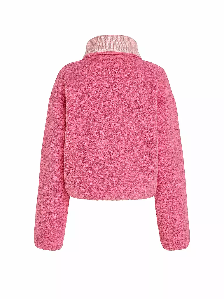 PENN&INK | Jacke in Teddyfell | Pink