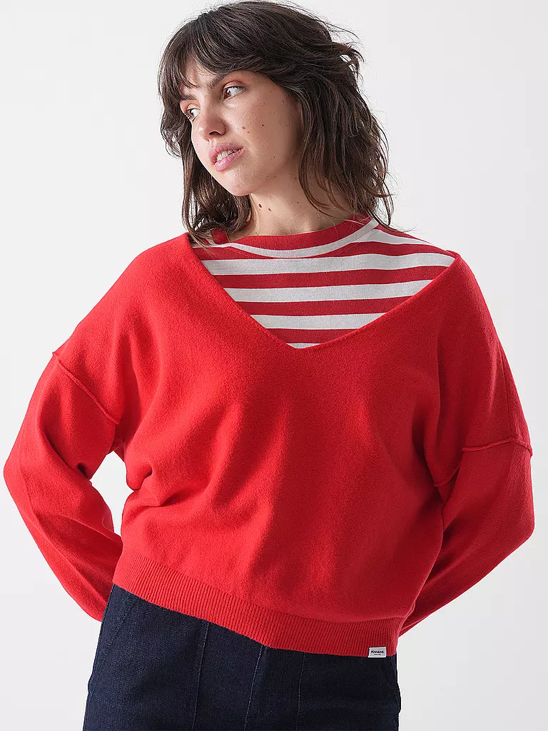 PENN&INK | Pullover  | rot
