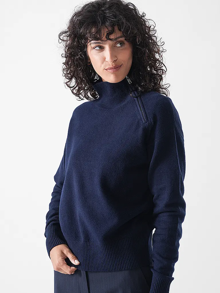 PENN&INK | Rollkragenpullover  | dunkelblau