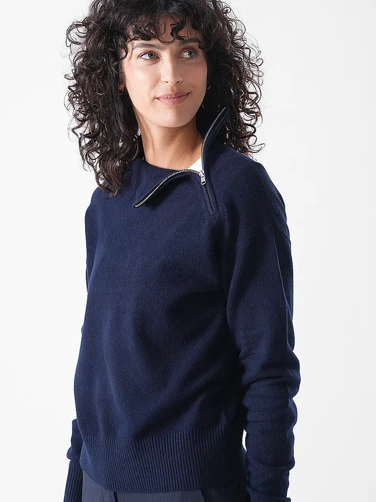 PENN&INK | Rollkragenpullover  | dunkelblau