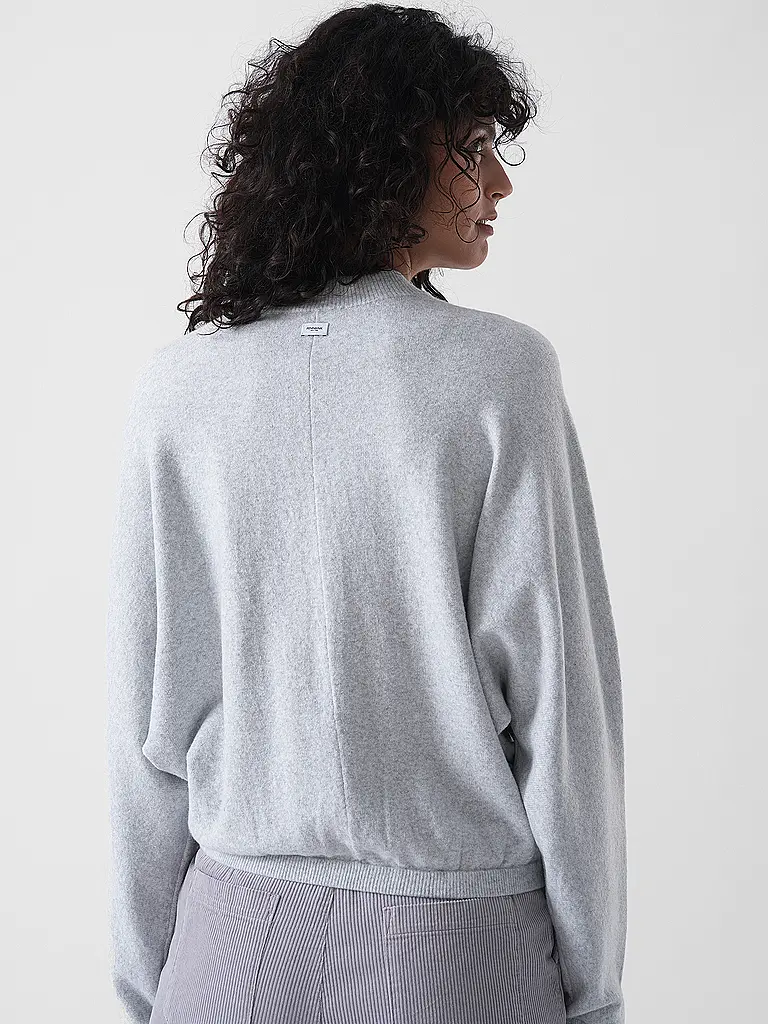 PENN&INK | Strickjacke | hellgrau