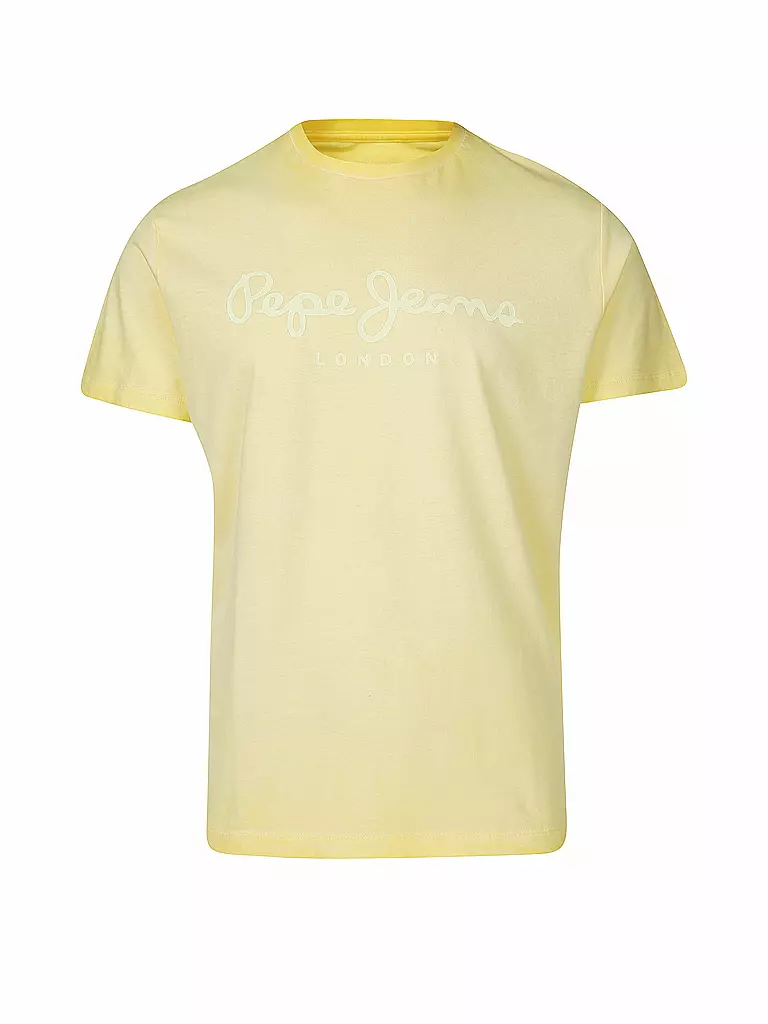 PEPE JEANS | T Shirt " West Sir "  | gelb
