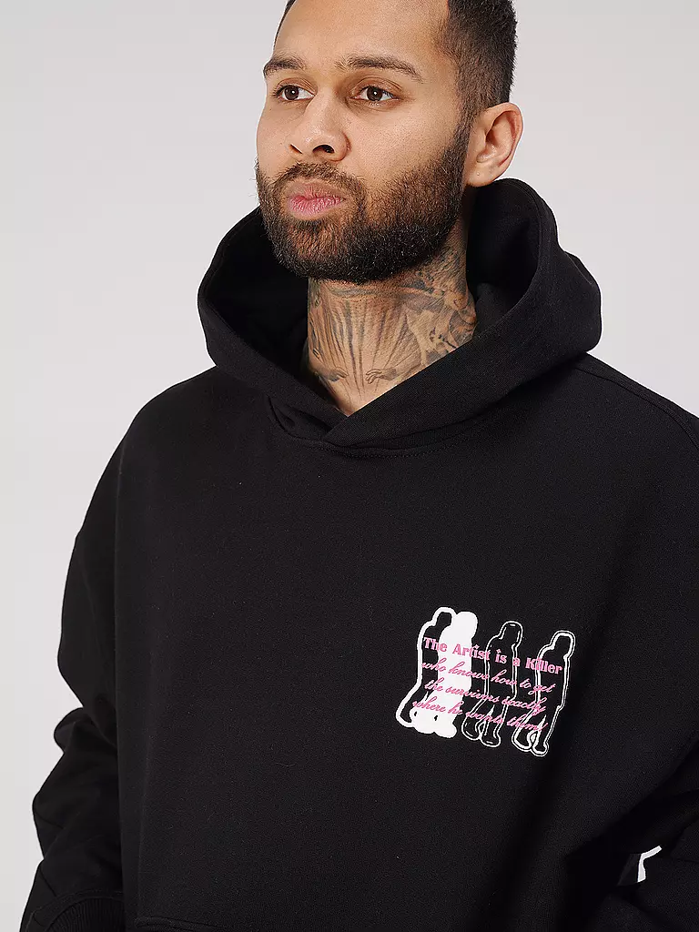 PEQUS | Kapuzensweater - Hoodie ARTIST OR KILLER | schwarz