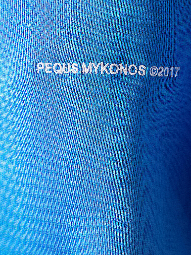 PEQUS | Kapuzensweater - Hoodie | blau