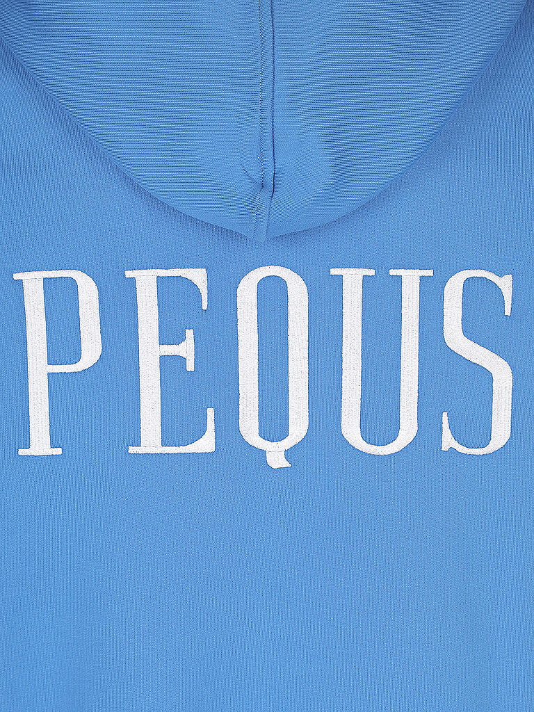 PEQUS | Kapuzensweater - Hoodie | blau