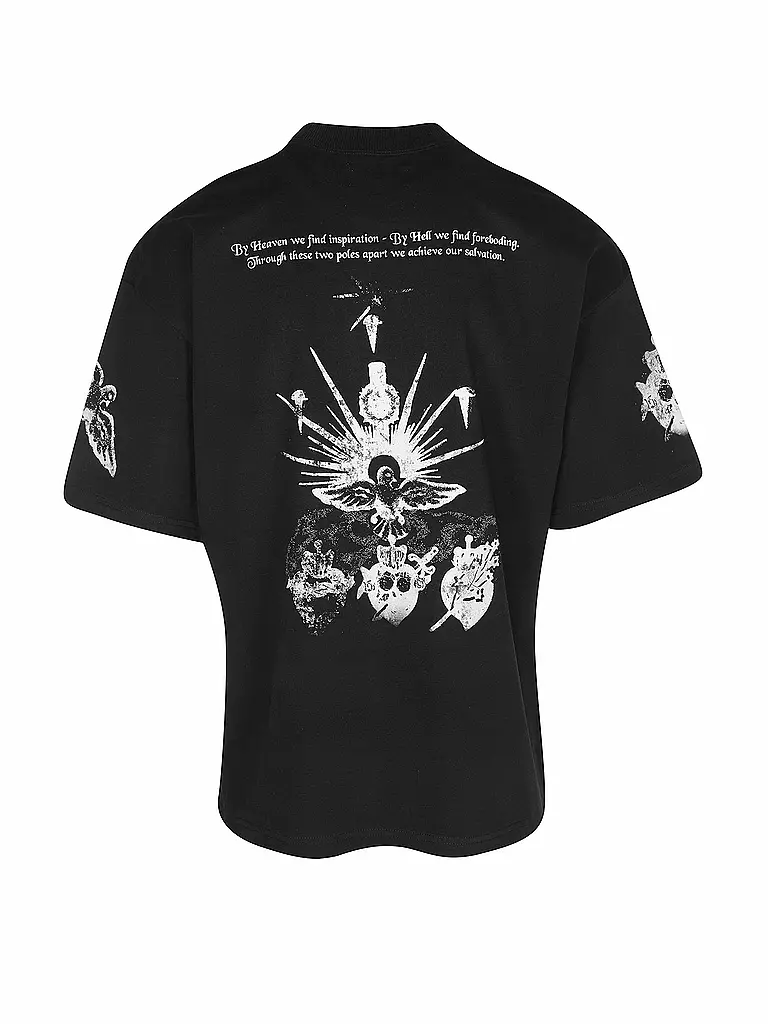 PEQUS | T Shirt Salvation  | schwarz