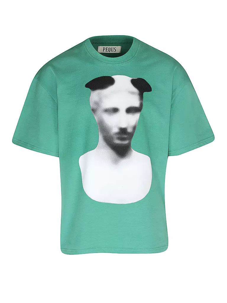 PEQUS | T-Shirt ARTIST GRAPHIC | grün