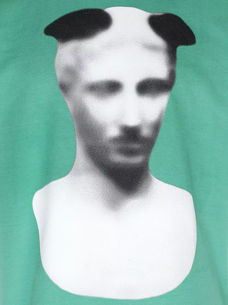 PEQUS | T-Shirt ARTIST GRAPHIC | grün