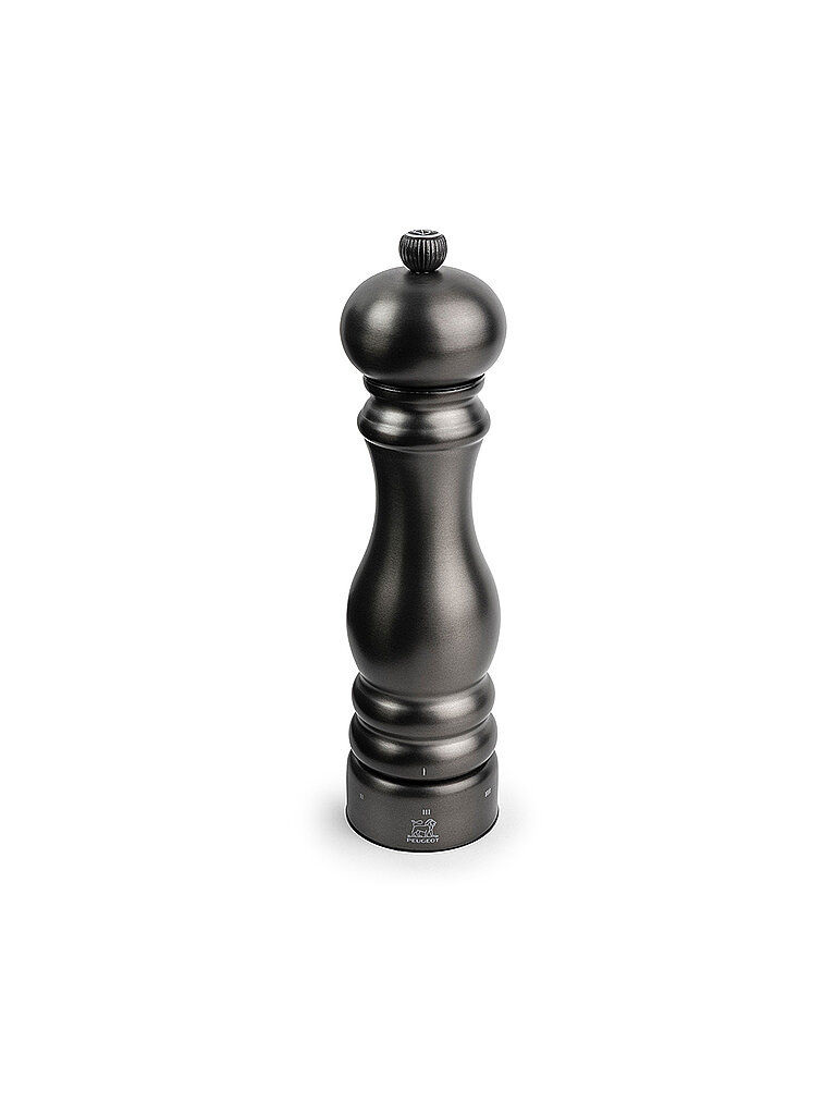 PEUGEOT Manuelle Salzmühle aus Edelstahl Paris Chef Carbonschwarz u'Select 22 cm grau