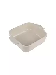 PEUGEOT | Auflaufform aus Keramik Appolia quadratisch Ecru  13x13cm | Weiss
