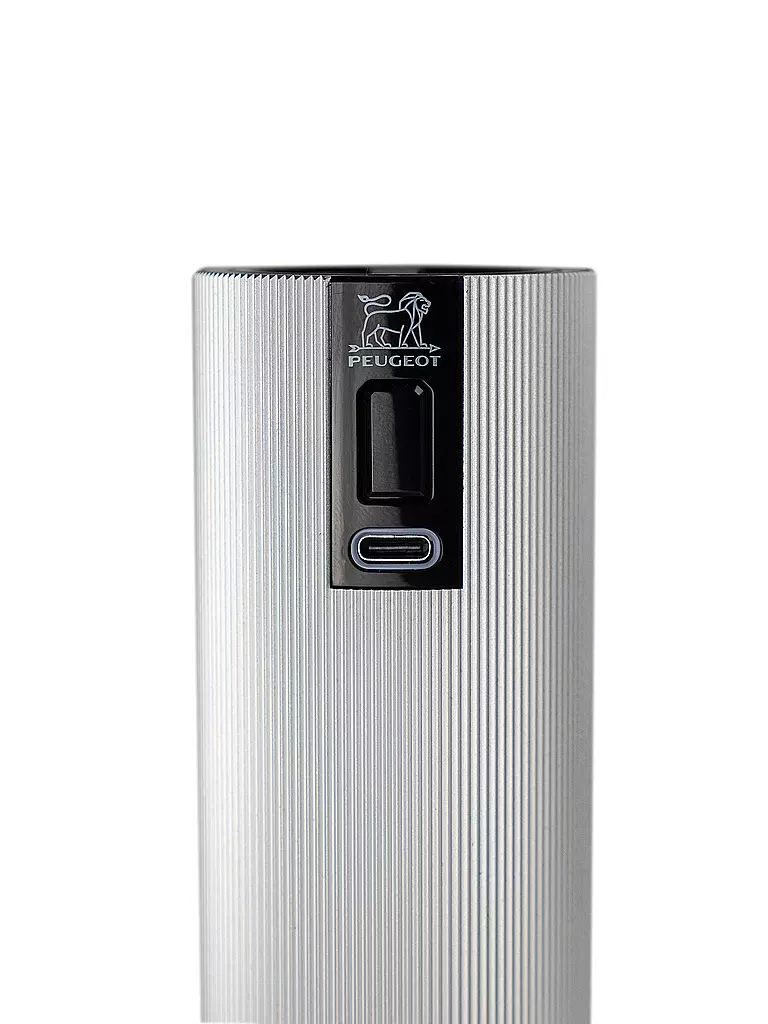 PEUGEOT | Elektrische Salzmühle ELECTRIC LINE 15cm  Aluminium  | silber