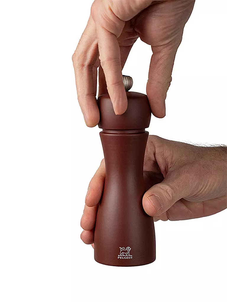 PEUGEOT | Pfeffer- und Salzmühle Set TAHITI ERDE 2-tlg. 15cm Buche / Hell- und Dunkelbraun | grün