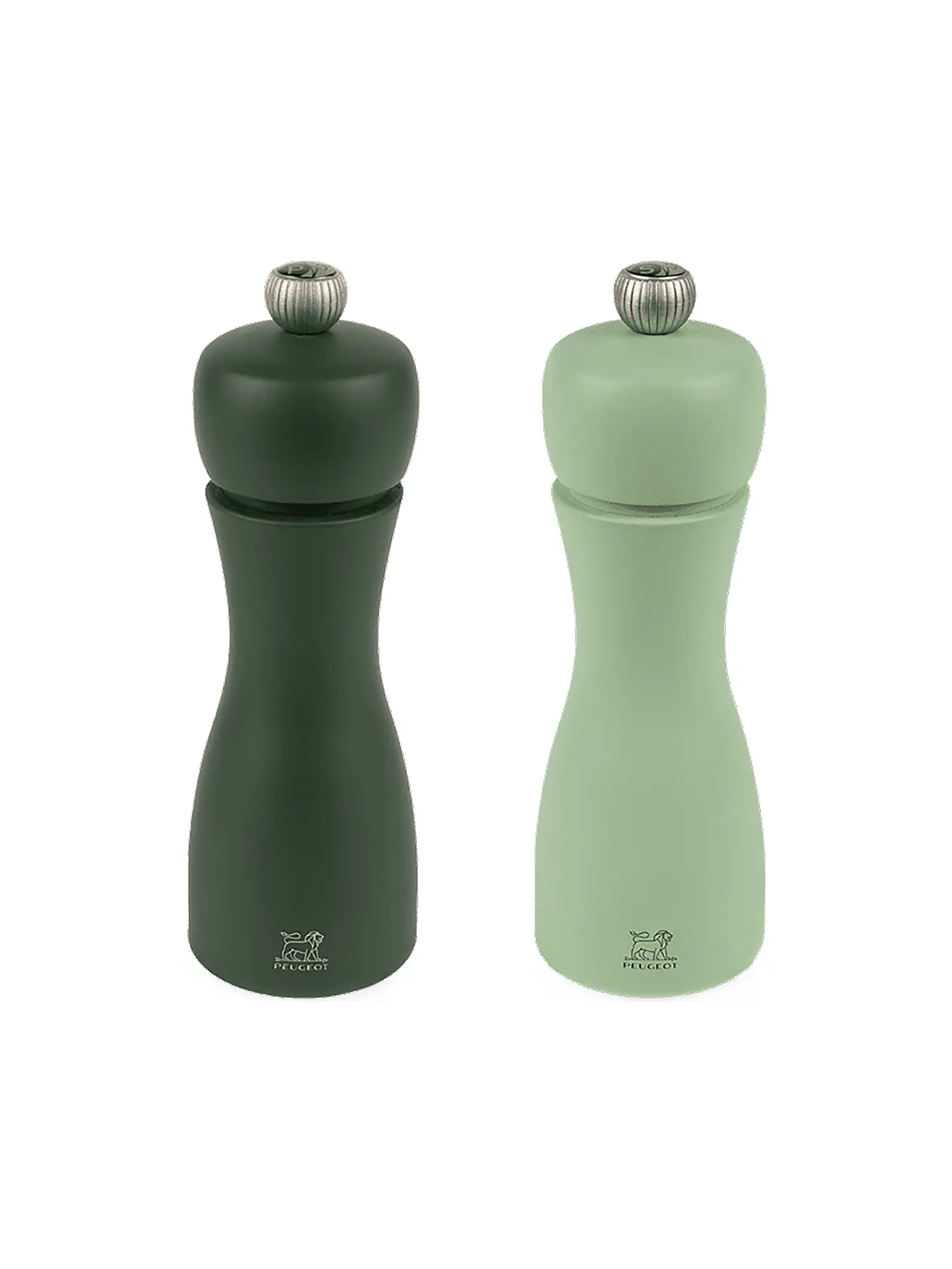PEUGEOT | Pfeffer- und Salzmühle Set TAHITI LUFT 2-tlg. 15cm Buche / Hell- und Dunkelblau | grün