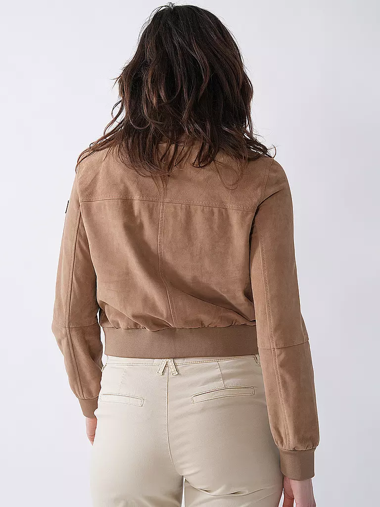 PEUTEREY | Lederjacke CHOISA | beige