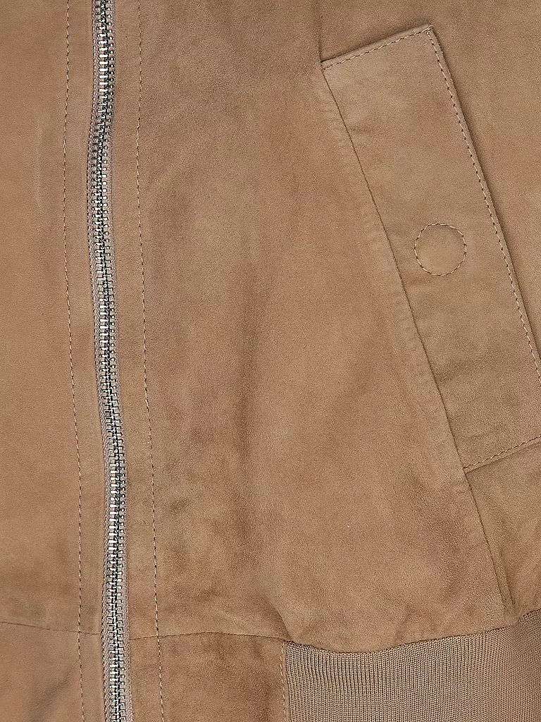 PEUTEREY | Lederjacke CHOISA | beige
