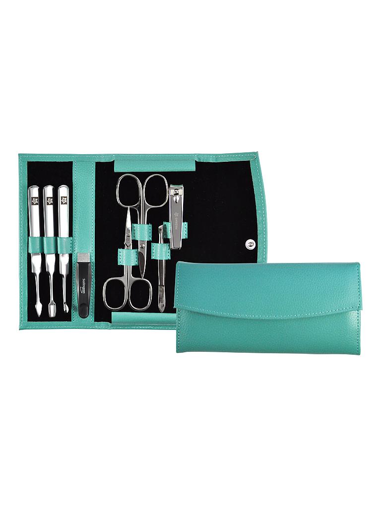 PFEILRING | Manikürset-Etui (Türkis/Lederoptik) 8-teilig | 