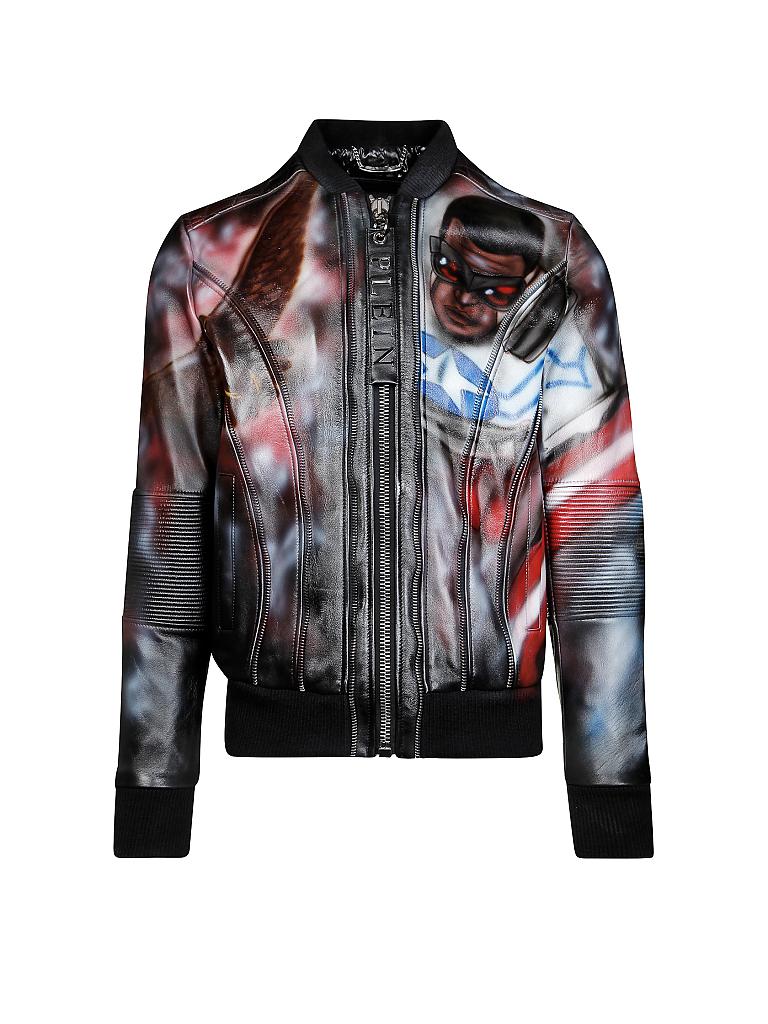 PHILIPP PLEIN | Lederjacke "Superhero" | 