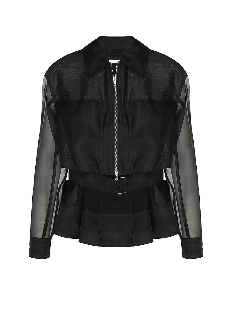 PHILLIP LIM | Seidenblouson ORGANZA | schwarz