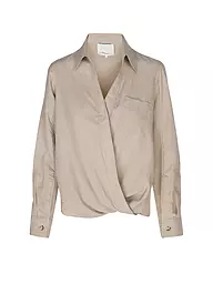 PHILLIP LIM | Wickelbluse  | beige