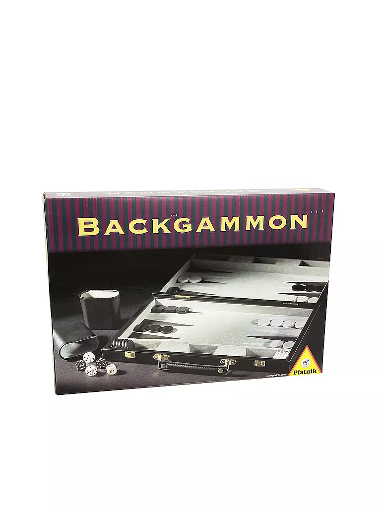 PIATNIK | Brettspiel - Backgammonkoffer (Klein) | keine Farbe