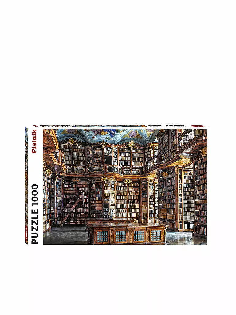 PIATNIK | Puzzle - Bibliothek Stift St. Florian 1000 Teile | keine Farbe