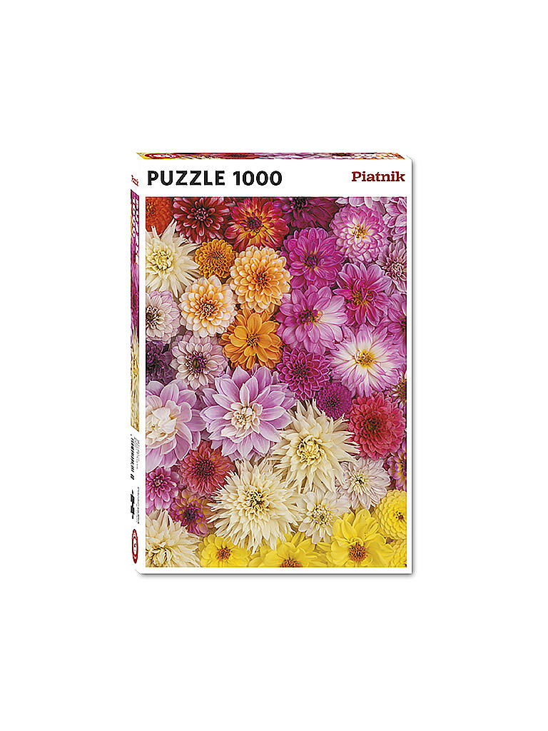 PIATNIK | Puzzle - Dahlien 1000 Teile | keine Farbe