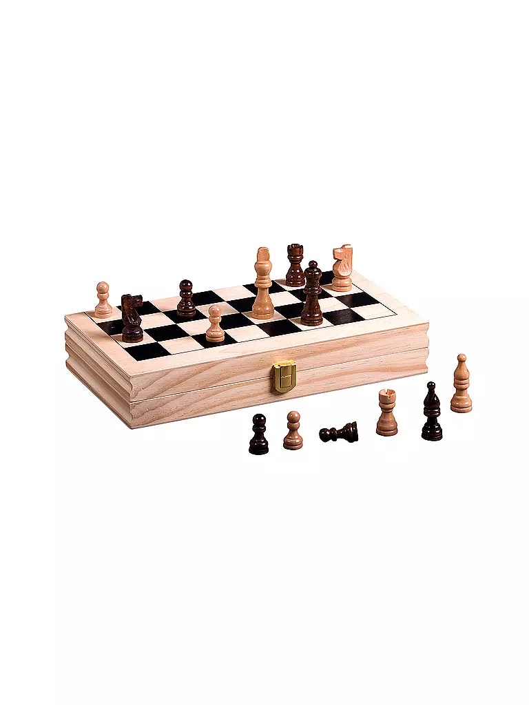 PIATNIK | Schach aus Holz Eco | hellbraun