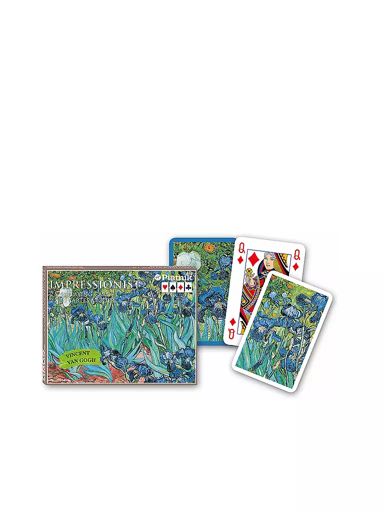 PIATNIK | Van Gogh - Iris Bridge Kartenspiel  | keine Farbe