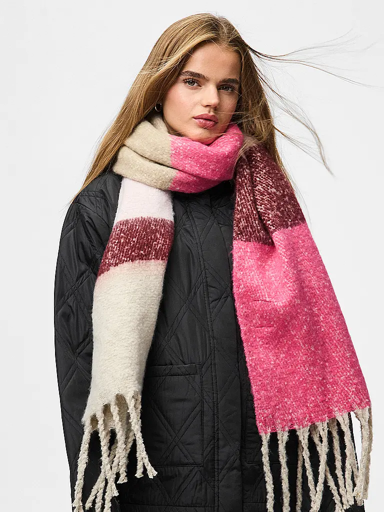 PIECES | Schal PCBEA | pink