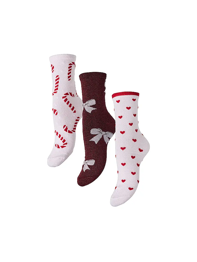 PIECES | Socken PCJINGLE XMAS 3er Pkg.  | Bunt
