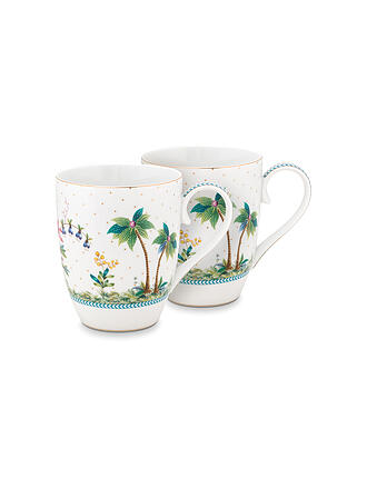 PIP STUDIO | Henkelbecher L 2er Set 350ml  Jolie Dots Gold