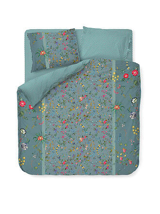 PIP STUDIO | Perkal Bettwäsche Petites Fleurs 2x 70x90cm / 200x200cm Bleu