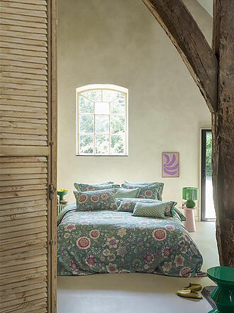 PIP STUDIO | Perkal Bettwäsche VIVA LAS FLORES 70x90cm/140x200cm Green