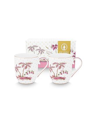 PIP STUDIO | Henkelbecher Small 2er Set 145ml  JOLIE DOTS Gold/Pink