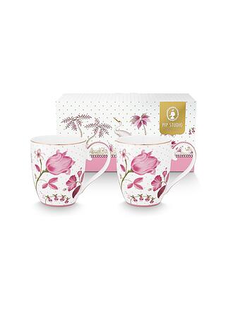PIP STUDIO | Henkelbecher XLarge 2er Set 450ml JOLIE Tulip Pink