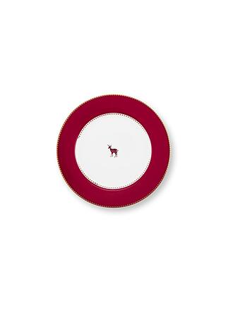 PIP STUDIO | Frühstücksteller 21cm LOVE BIRDS Dark Red