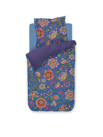 PIP STUDIO | Perkal Bettwäsche BOMBAY BOLD 70x90cm/140x200cm Dark Blue