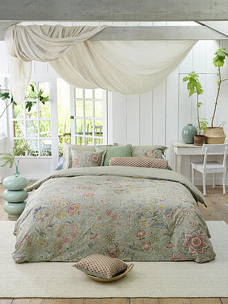 PIP STUDIO | Perkal Bettwäsche MUMBAI MORNING 70x90cm/140x200cm Light Green 
