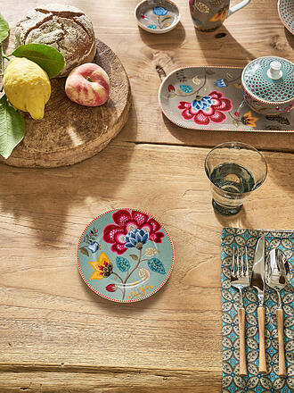 PIP STUDIO | Dessertteller 17cm BLOOMING TALES Fantasy Blue