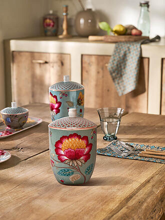 PIP STUDIO | Dose mit Deckel 1500ml BLOOMING TALES Fantasy Blue