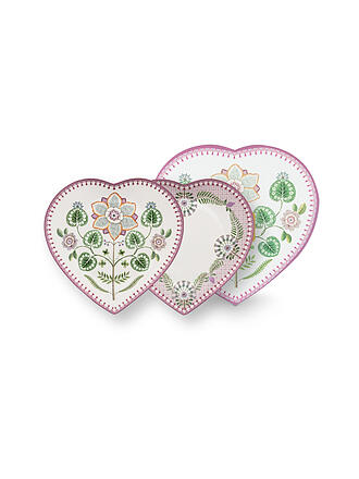 PIP STUDIO | Herzteller 21,5cm 2er Set LILY&LOTUS Lilac