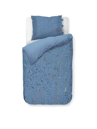 PIP STUDIO | Perkal Bettwäsche DESI GARDEN 70x90cm/140x200cm Blau