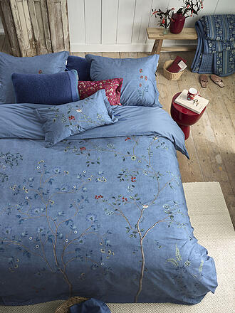 PIP STUDIO | Perkal Bettwäsche DESI GARDEN 70x90cm/140x200cm Blau