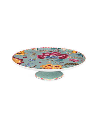 PIP STUDIO | Platte auf Fuss BLOOMING TALES 30,5cm Fantasy Blue