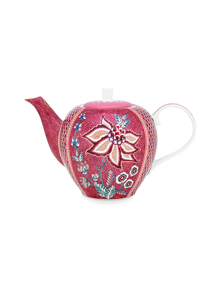 PIP STUDIO Teekanne Large 1600ml Flower Festival Dark Pink beere – PiP Studio