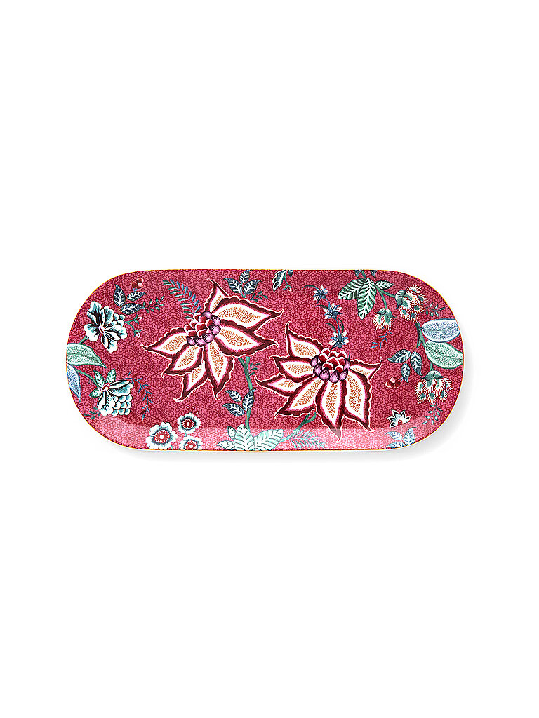 PIP STUDIO Platte oval 33,3x15cm Flower Festival Dark Pink beere – PiP Studio