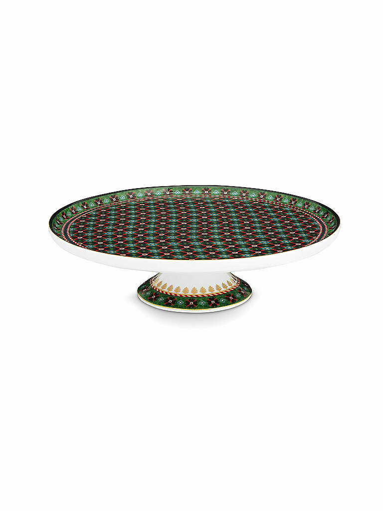 PIP STUDIO Mini Tortenplatte BERRY BLUES 21cm Clover Green dunkelgrün – PiP Studio