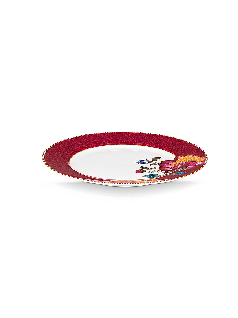 PIP STUDIO Speiseteller BLOOMING TALES 26,5cm Fantasy Darkred dunkelrot